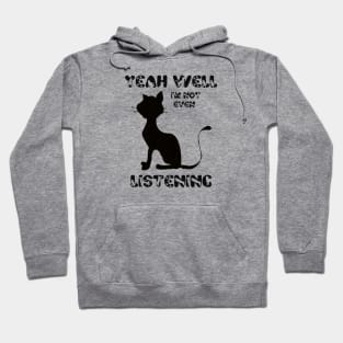 Funny Cat Lovers Humor meme Hoodie